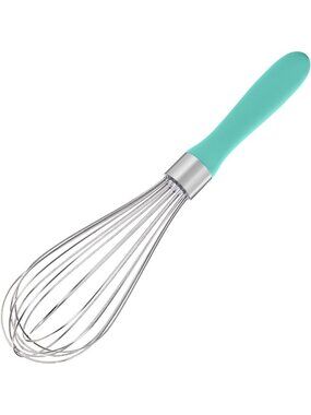 Heavy Duty Stainless Steel Balloon Whisk - 8 Wire Egg Beater for Baking